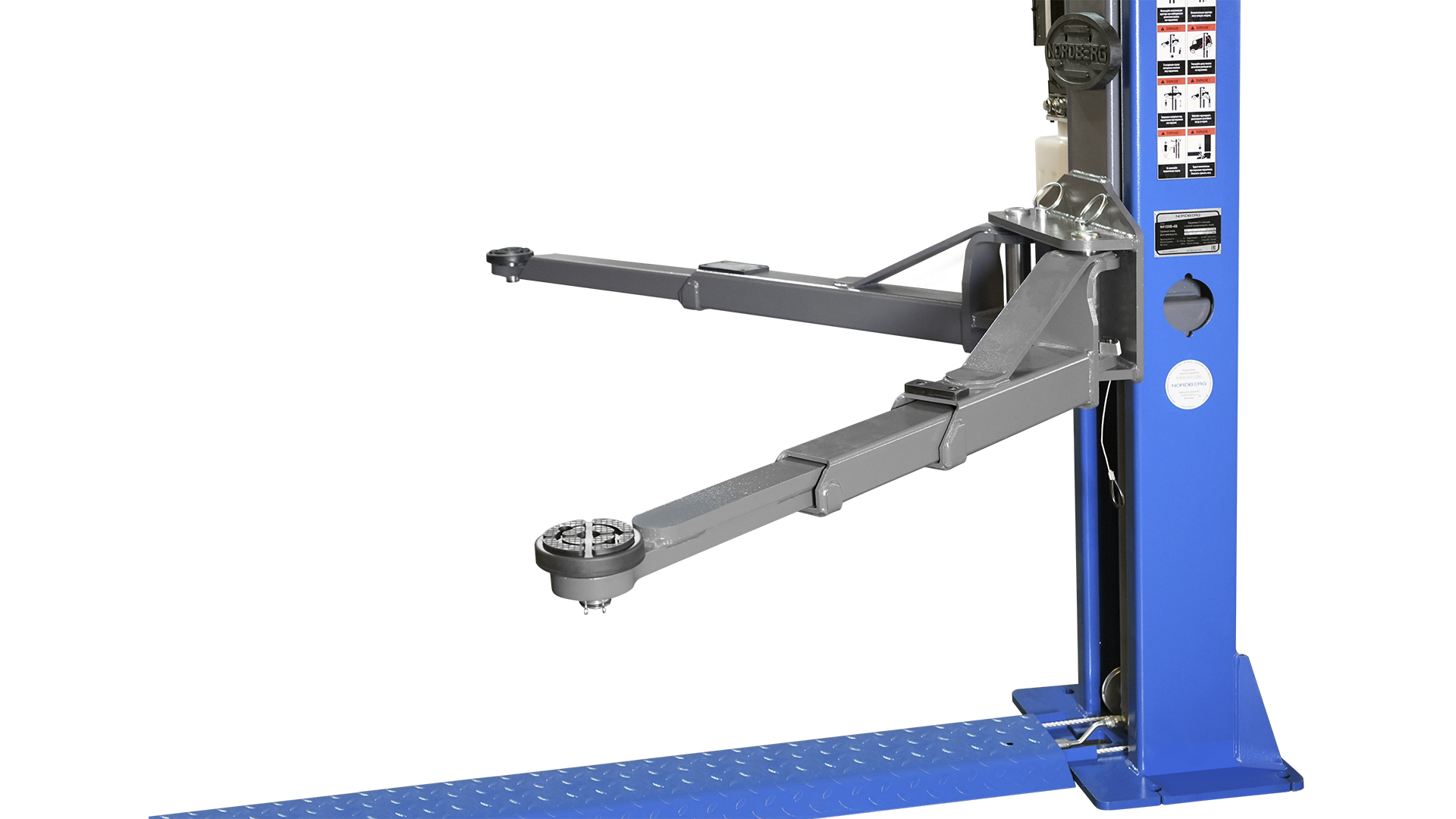 Подъемник двухстоечный 4 т, 380 В, синий