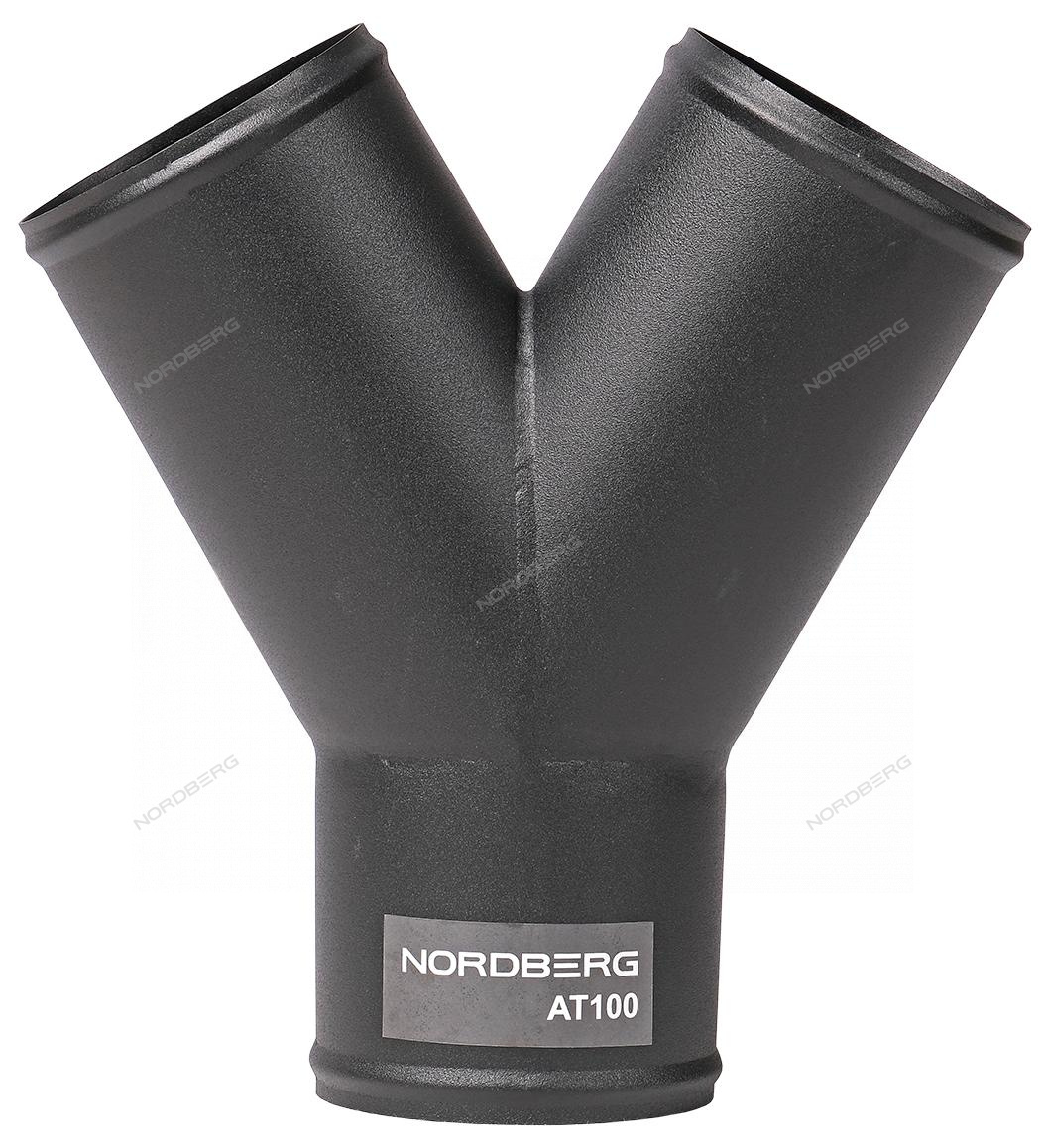 Переходник Y-образный металлический для шланга D=100мм