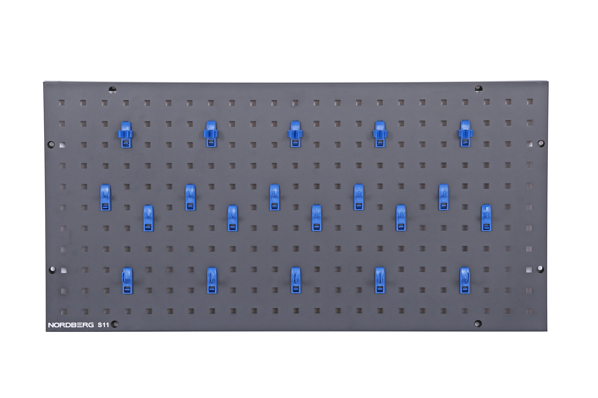 Перфорированная панель 900x450 мм с набором крюков