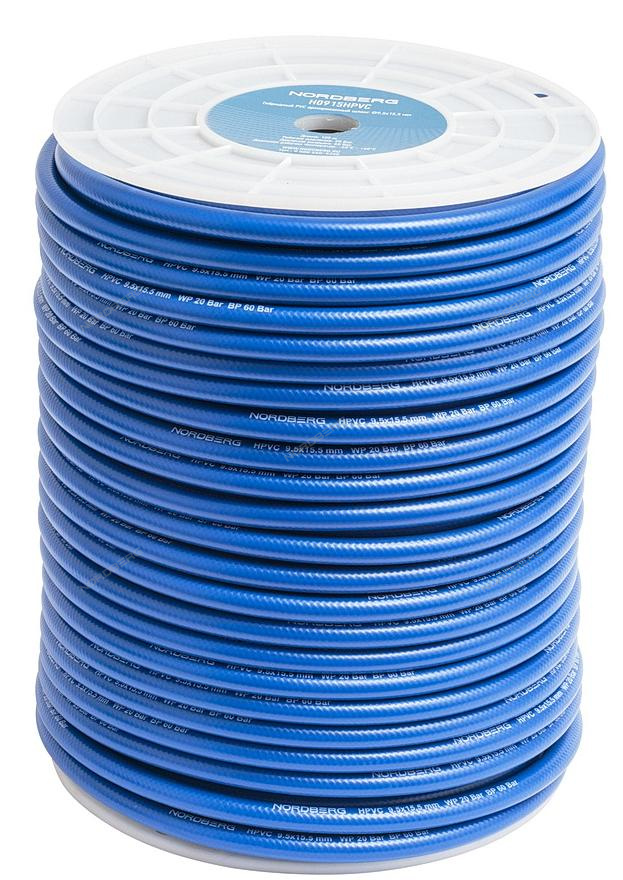 Шланг воздушный гибридный ПВХ диам. 9,5х15,5 мм, 1 пог. м (в бобине 100 м)